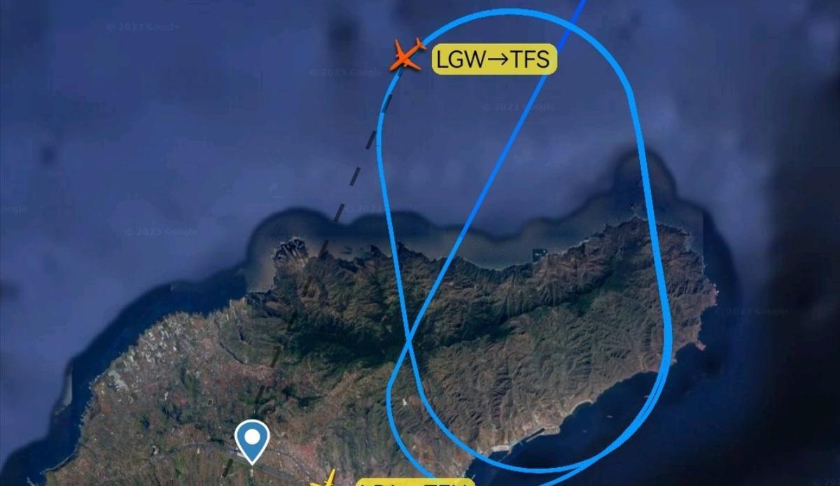 Un vuelo de Escocia se ve obligado a volver a Tenerife Sur.