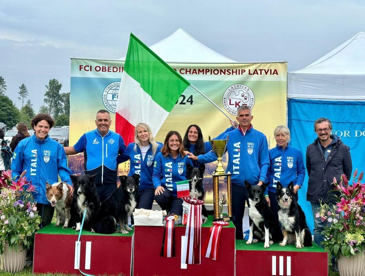 Gonzalo Figueroa como jefe del equipo italiano de obediencia en el Mundial de 2023.