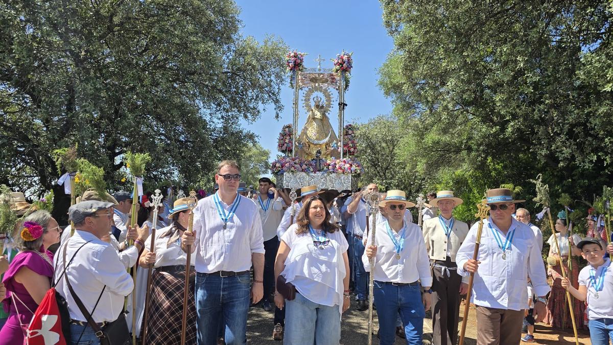 Traslado de la Virgen de la Fuensanta, en Montoro.