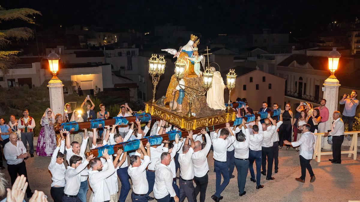 Las dos procesiones en honor a la Mare de Déu serán los días 6 y 7 de septiembre, a las 20 horas, y con fuegos artificiales al finalizar.
