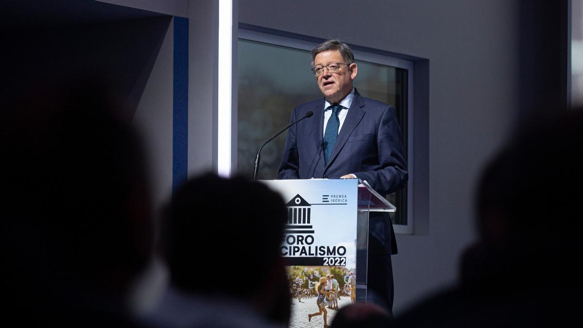 Puig, durante su intervención en el Foro Municipalismo