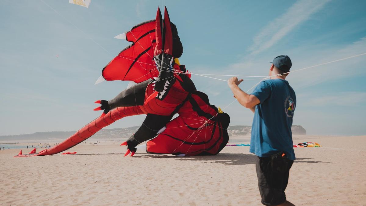 Festival de cometas gigantes en Portugal