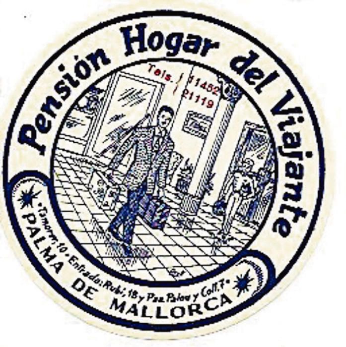 Hogar del Viajante, Palma, 30er-Jahre: Hier ist klar – das Gepäck trägt jeder Gast gefälligst selbst, der Bellboy steht daneben.