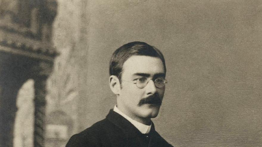 El escritor británico Rudyard Kipling.
