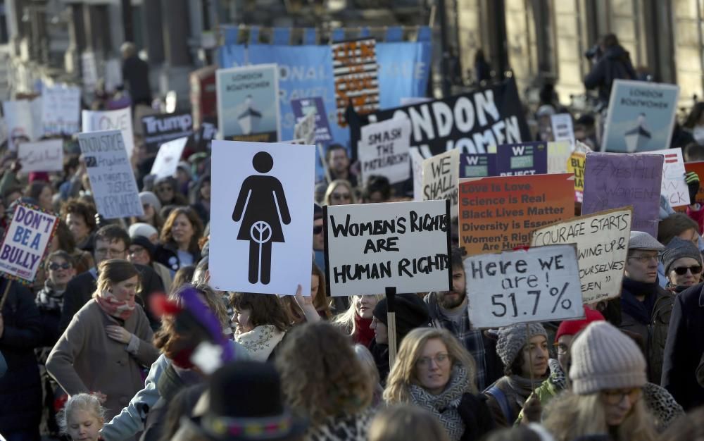 Protestas contra Donald Trump en Londres