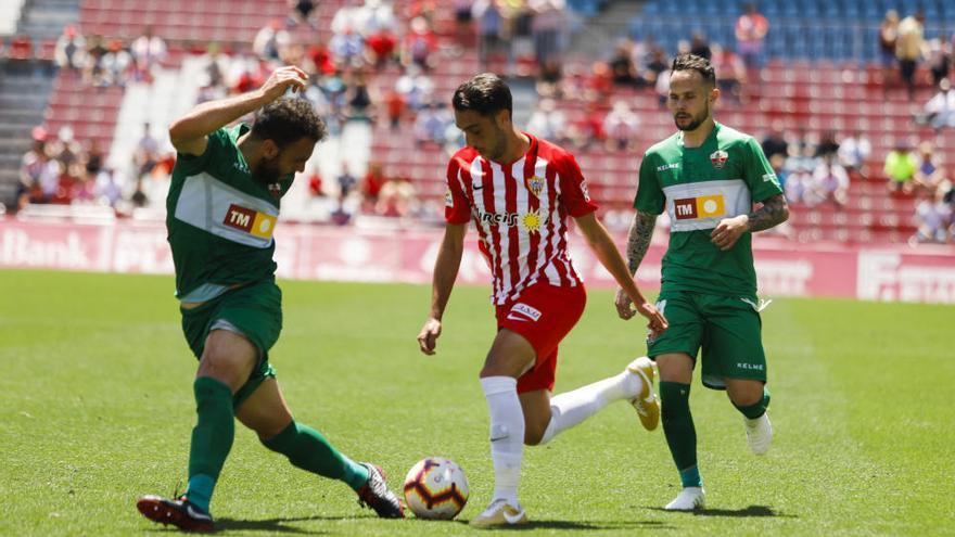 Imagen del Almería-Elche disputado el pasado mes de mayo