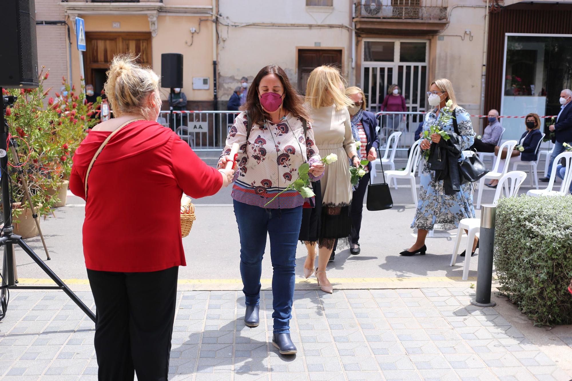 Homenaje en Almassora a las víctimas del covid y los trabajadores esenciales durante la pandemia