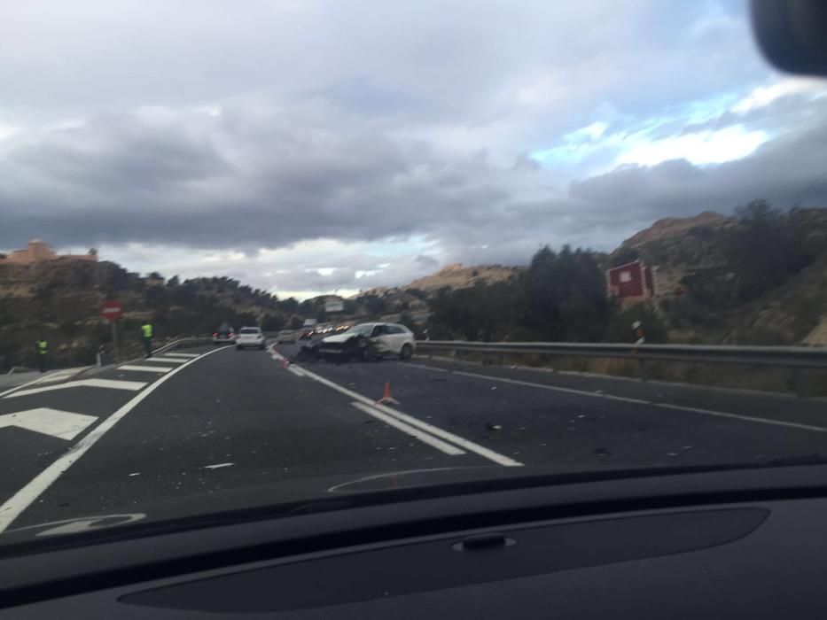 Terrible accidente en la carretera de La Vila Joiosa a Alicante