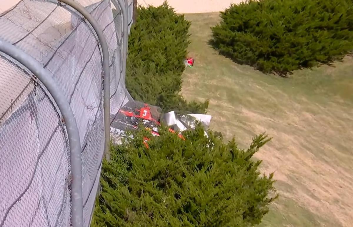 Accidente de Scott McLaughlin en Barber