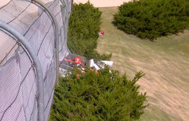 El increíble accidente de un piloto de la Indycar en el circuito de Barber