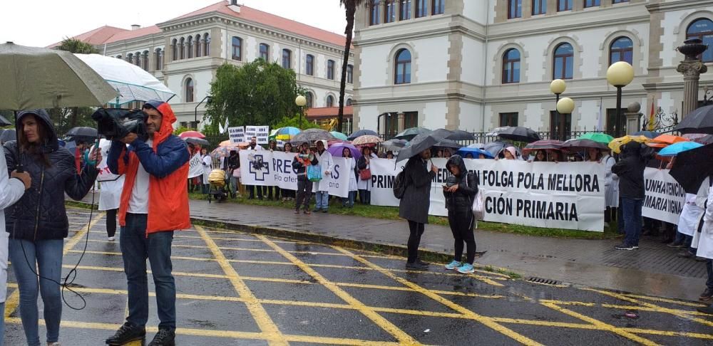 Las imágenes de la huelga de Primaria en Galicia