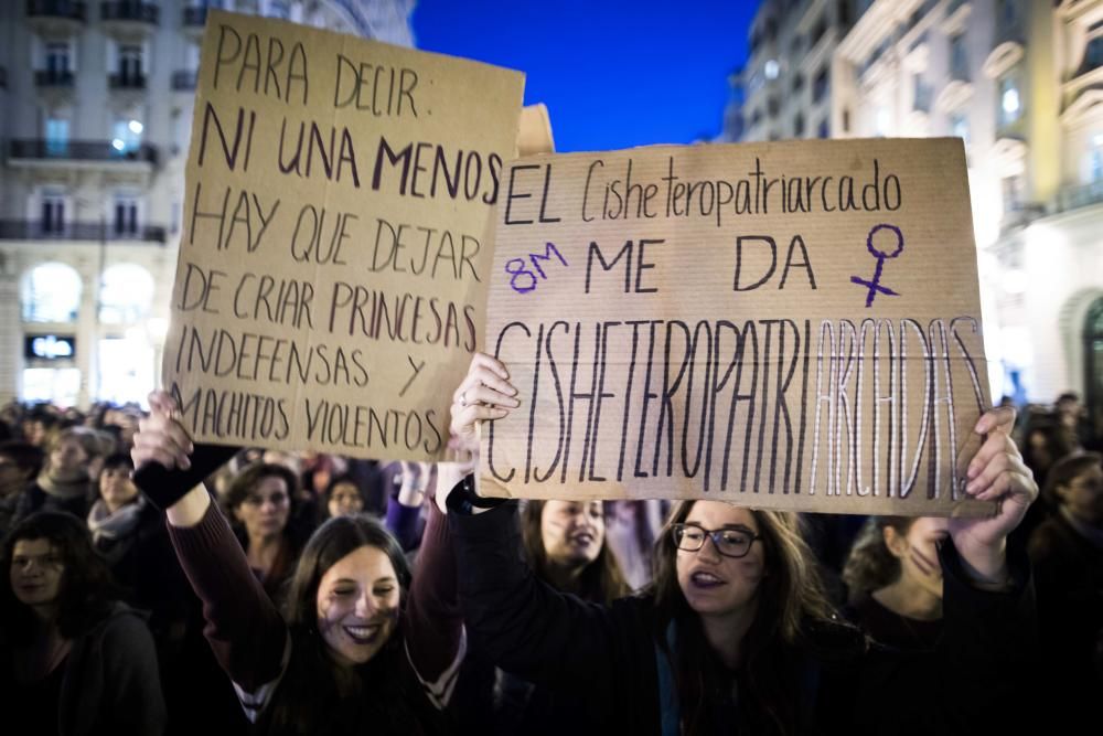 Manifestación del Día de la Mujer en València