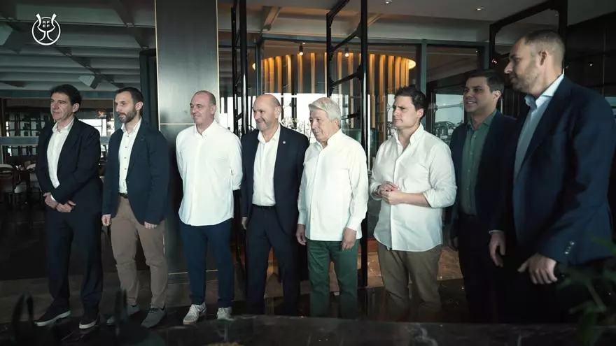 Rafael Louzán mantiene encuentros institucionales con Real Madrid CF y Atlético de Madrid