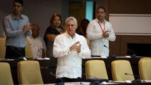 El presidente cubano, Miguel Díaz-Canel.