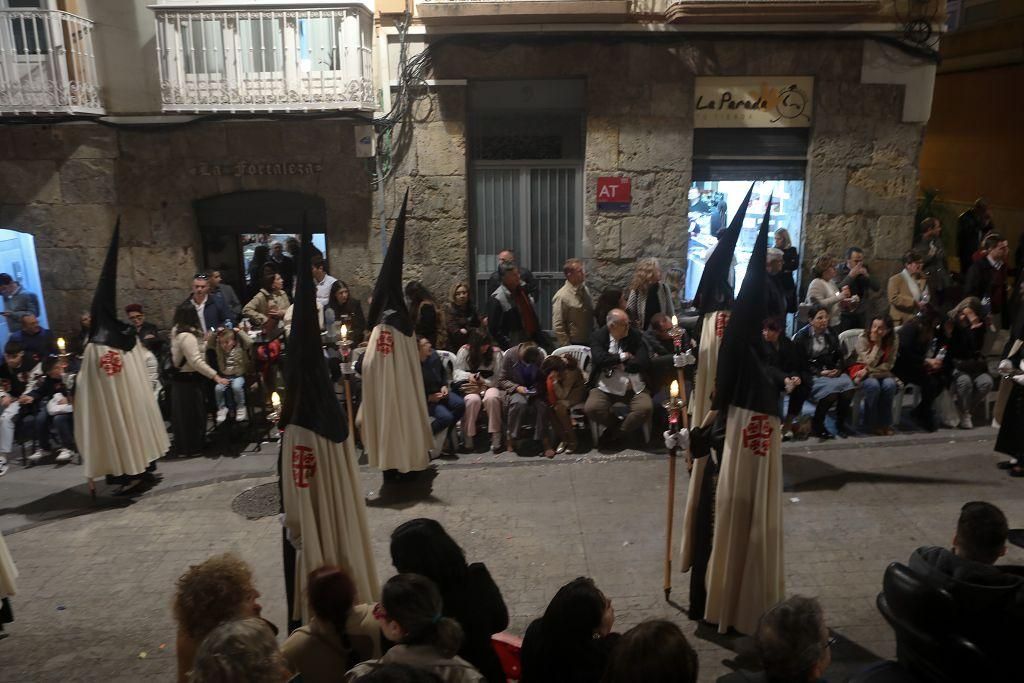 Procesión del Santo Entierro este Viernes Santo en Cartagena, en imágenes