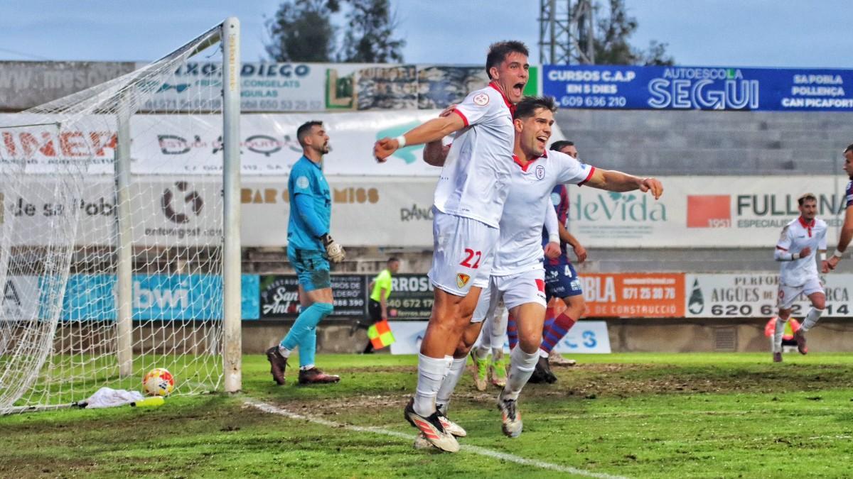 Beamonte, tras marcar un gol