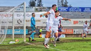 Beamonte, tras marcar un gol