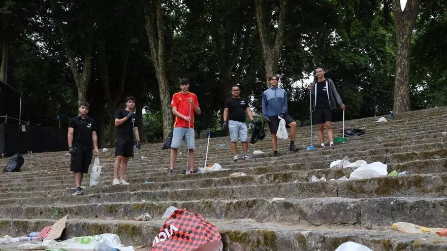 La basura gana el partido en Castrelos tras la victoria de la selección