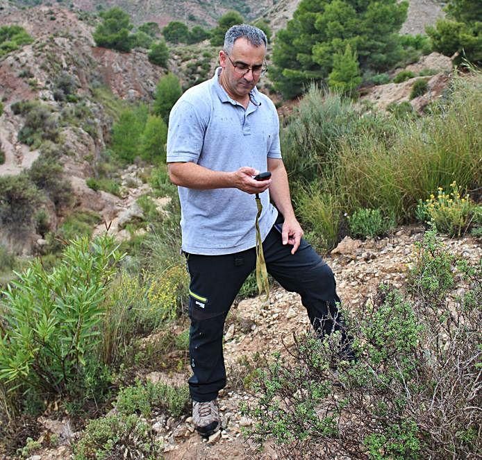 El arqueólogo crevillentino que ha enviado el mineral |