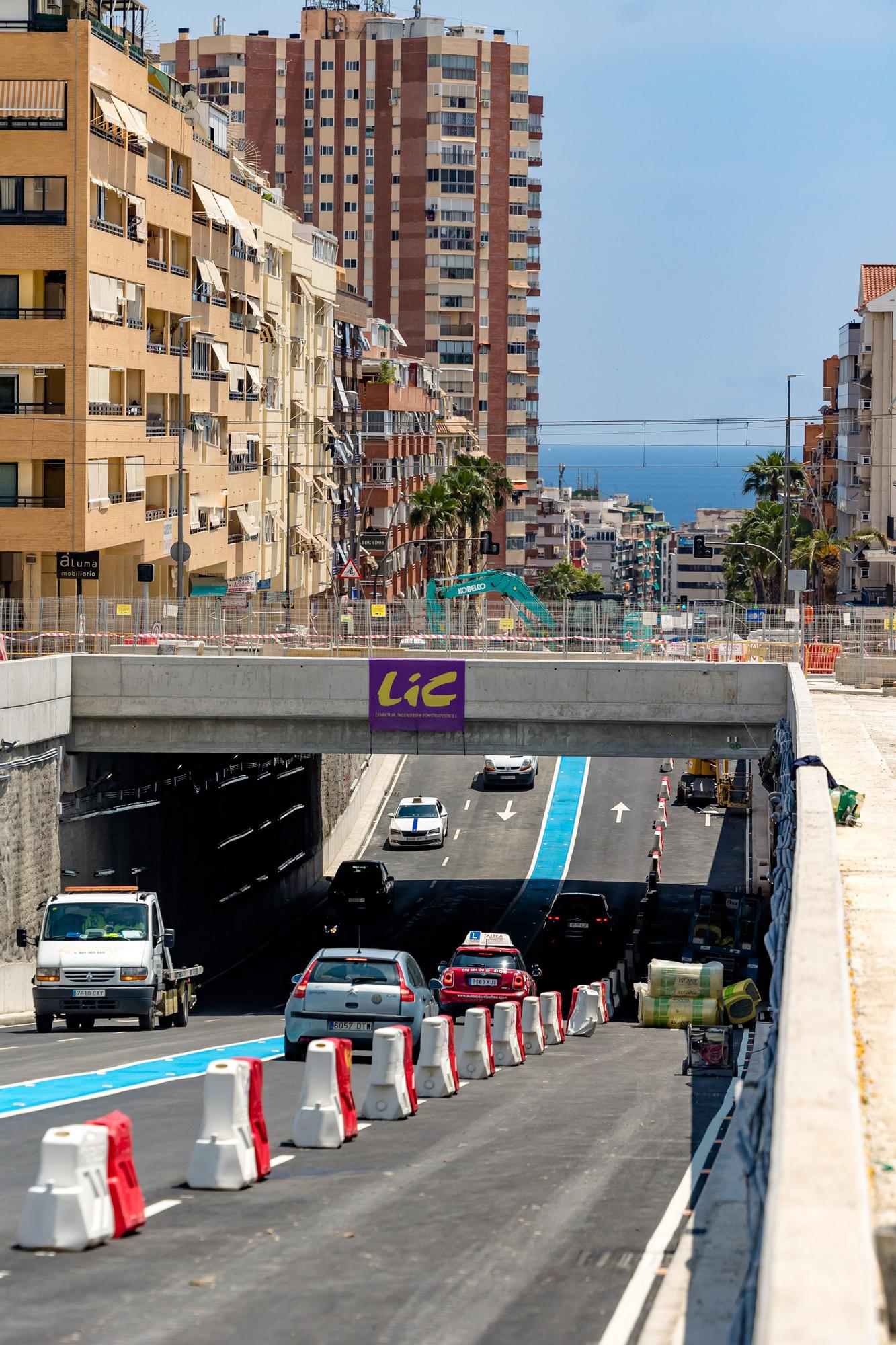 Así ha sido la inauguración del túnel Beniardà de Benidorm