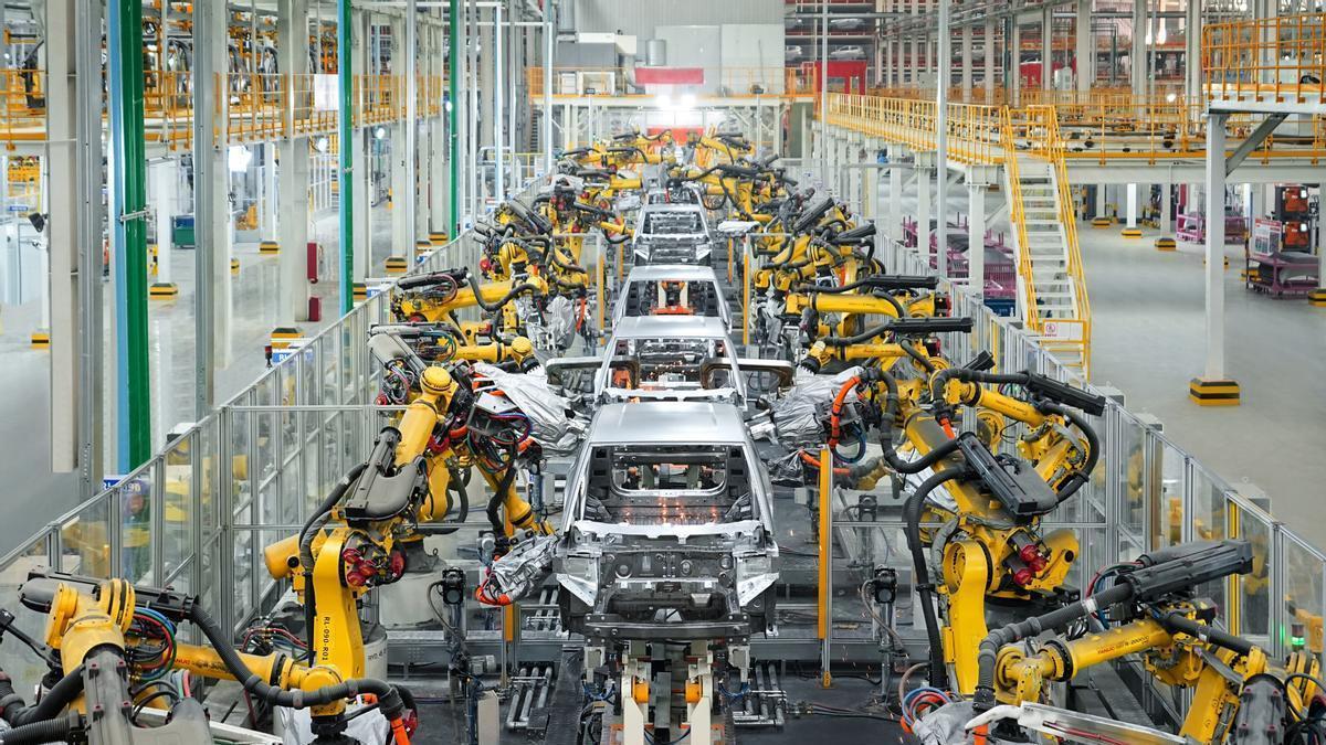 Una factoría de BYD.