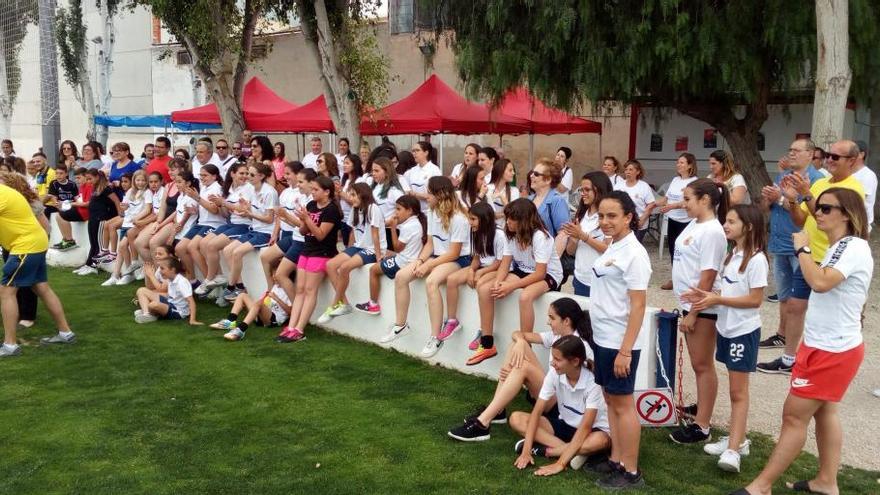 Una de las presentaciones del Atlético Aspe.