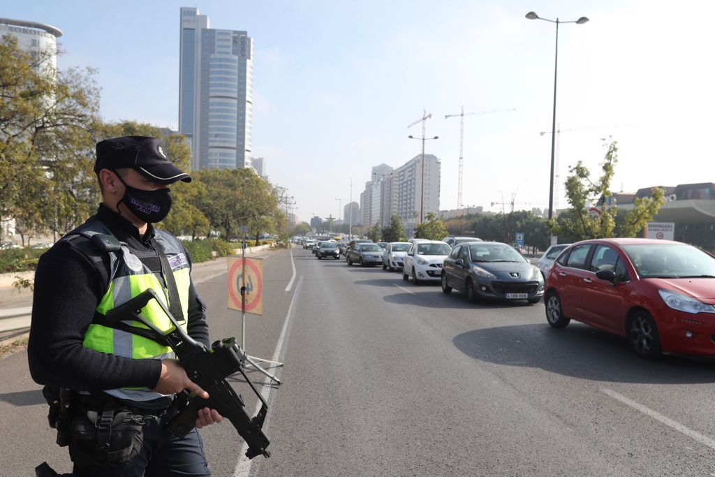 Controles en el cuarto cierre perimetral de la ciudad de València