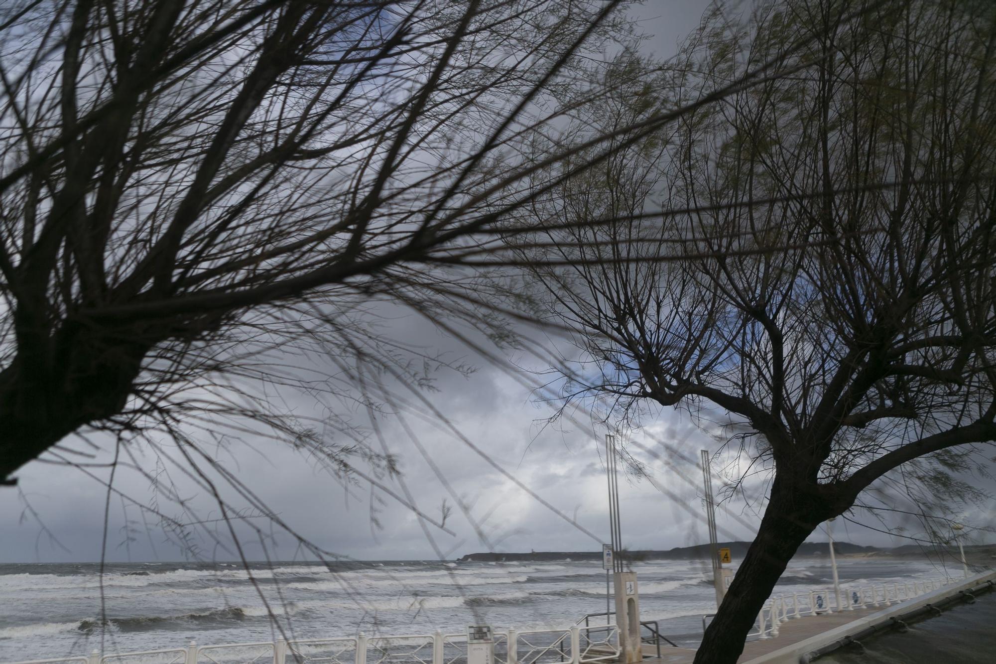 Temporal en la comarca de Avilés