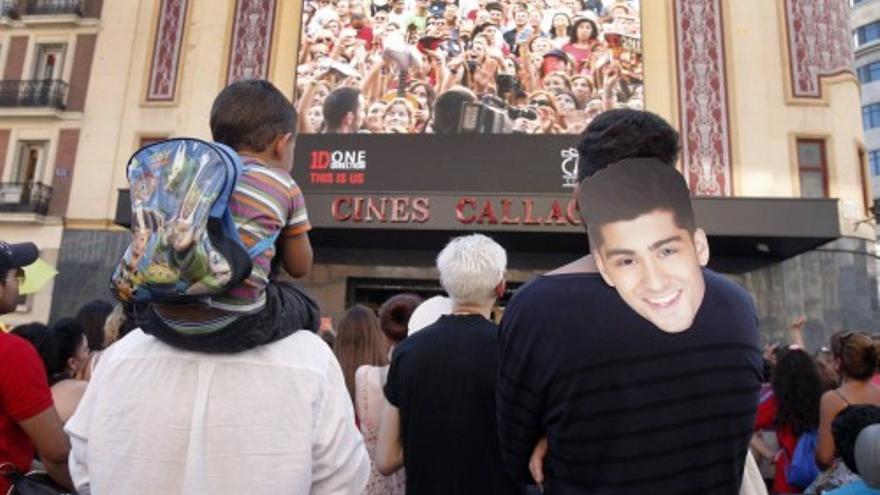 Preestreno de la película de &#039;One Direction&#039; en Madrid