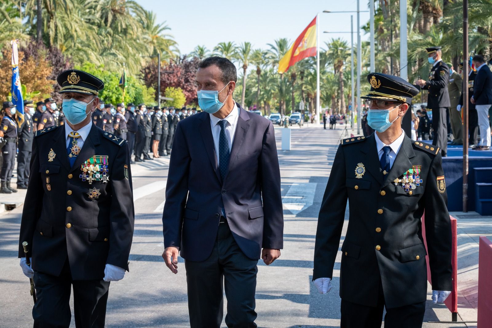 Así fue el acto de jura de 205 nuevos agentes de la Policía Nacional en Elche