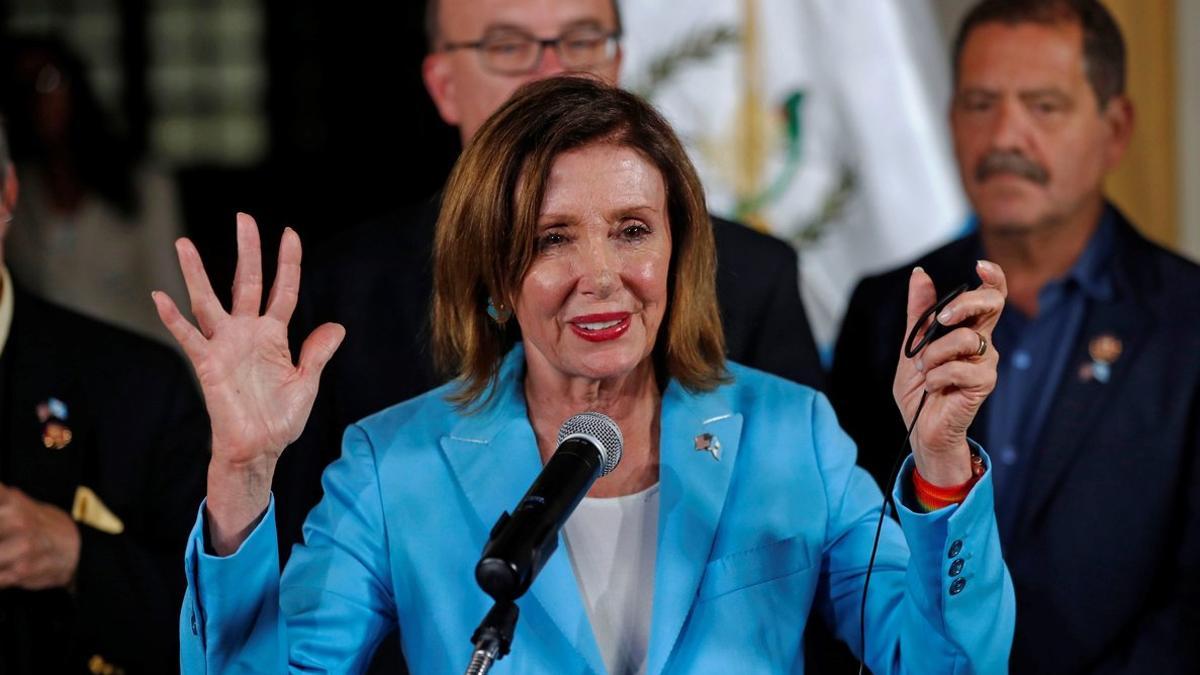 La presidenta de la Cámara de Representantes de Estados Unidos, Nancy Pelosi.