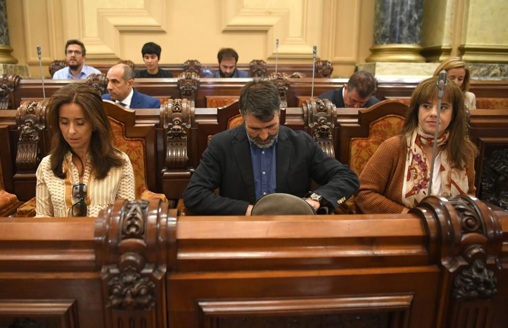 Primer pleno del mandato en A Coruña