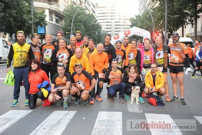 Salida Maratón y Media Maratón de Murcia