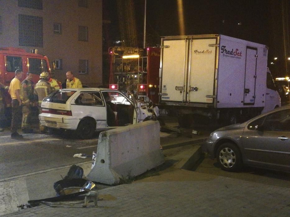 Accident a Figueres