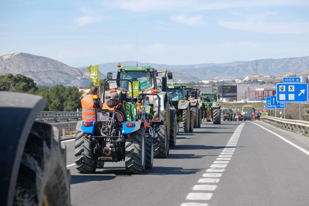 Tractorada en defensa del campo alicantino