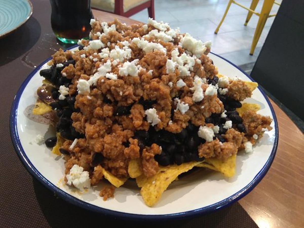 Entrante del restaurante El Villa México de Huesca