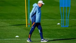 Ancelotti y dos más en Valdebebas