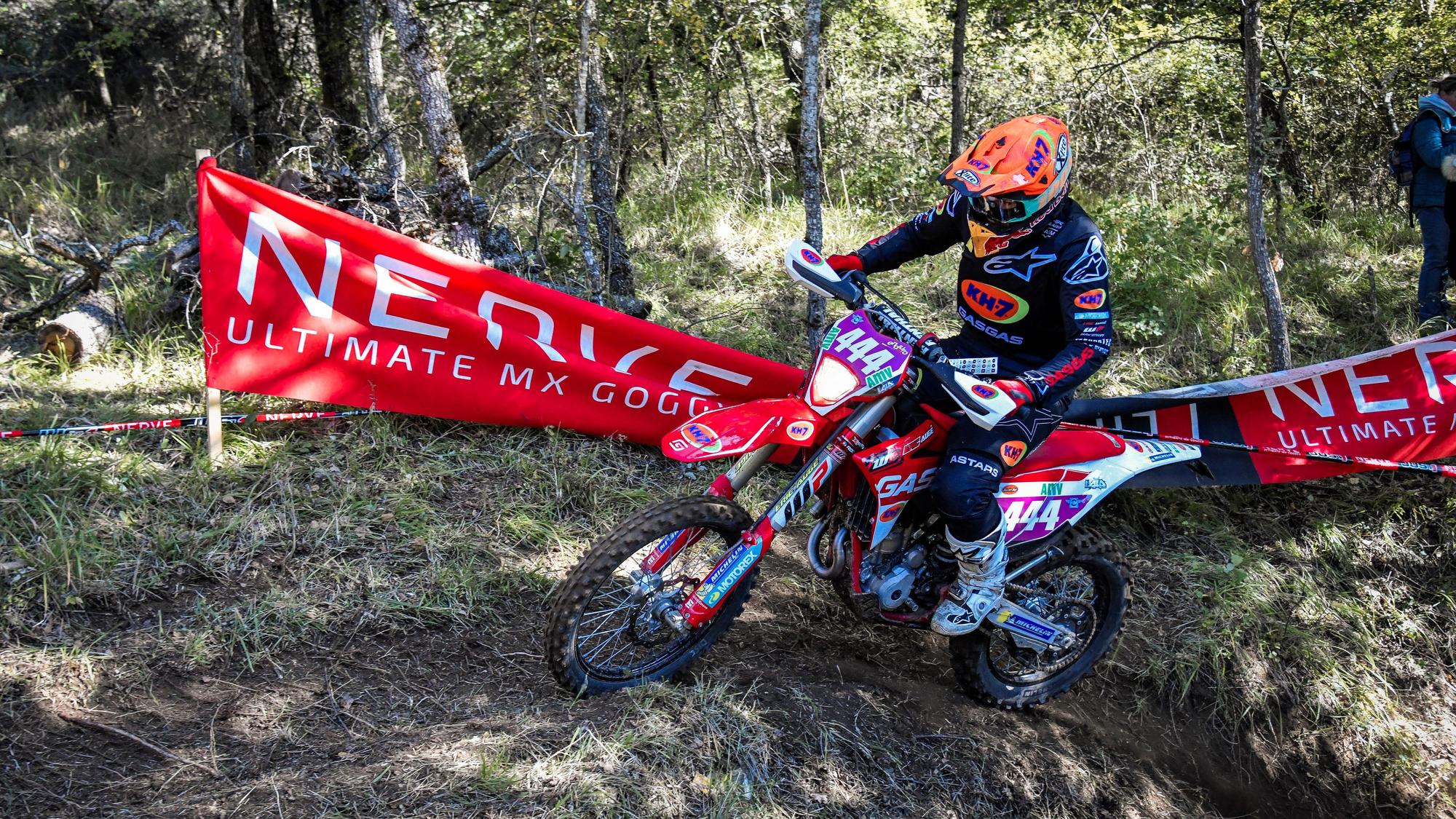 Laia Sanz, en el GP de Francia de Enduro.