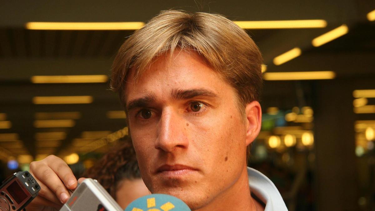 Javier Dorado, en 2006 cuando llegó a Palma para firmar con el Mallorca