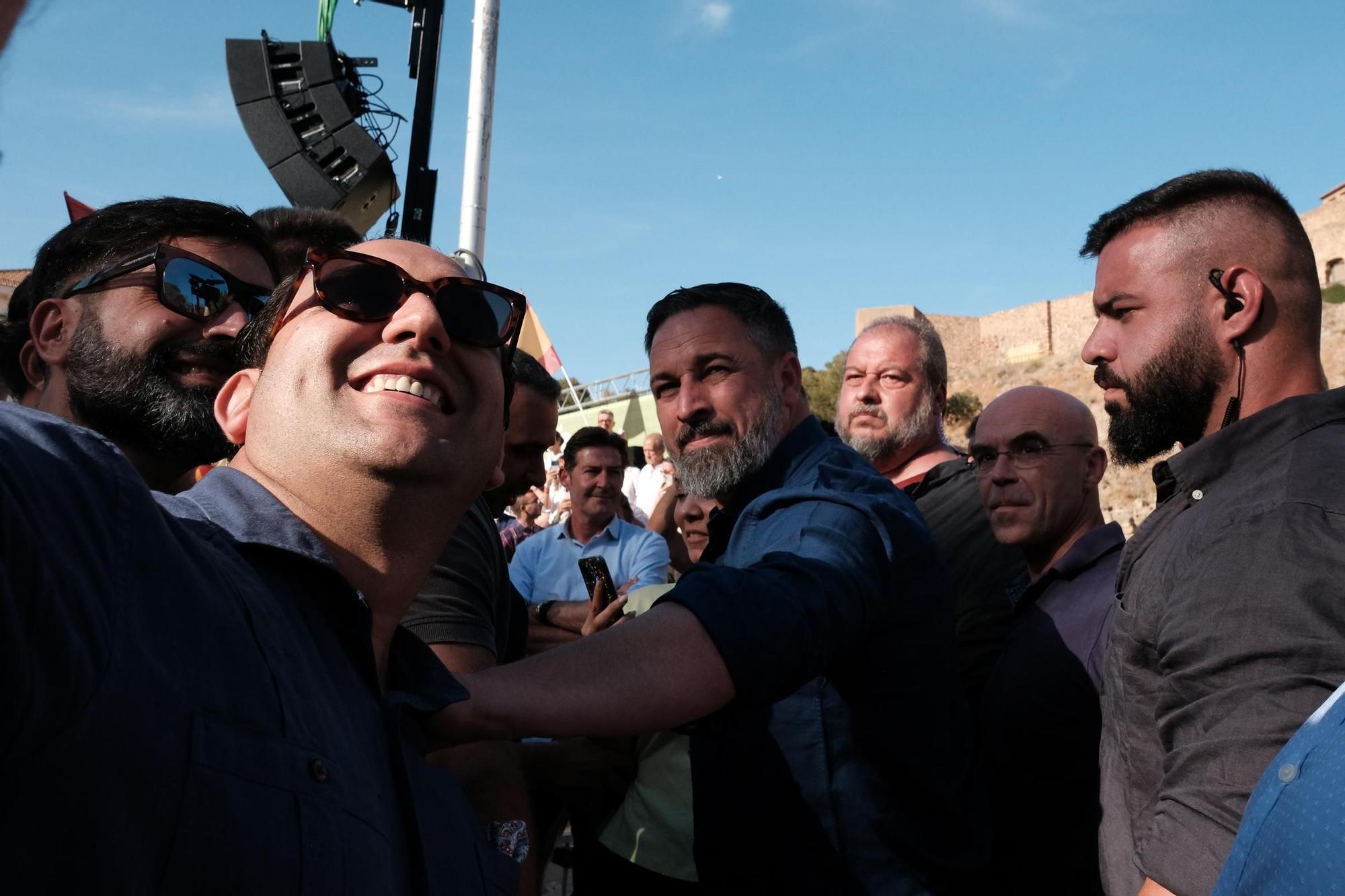El mitin de Abascal y Buxadé (Vox) en Málaga