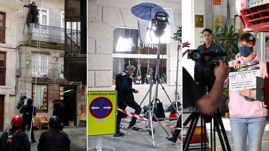 El boyante negocio de los rodajes en Vigo: más de un millón de euros y hoteles llenos