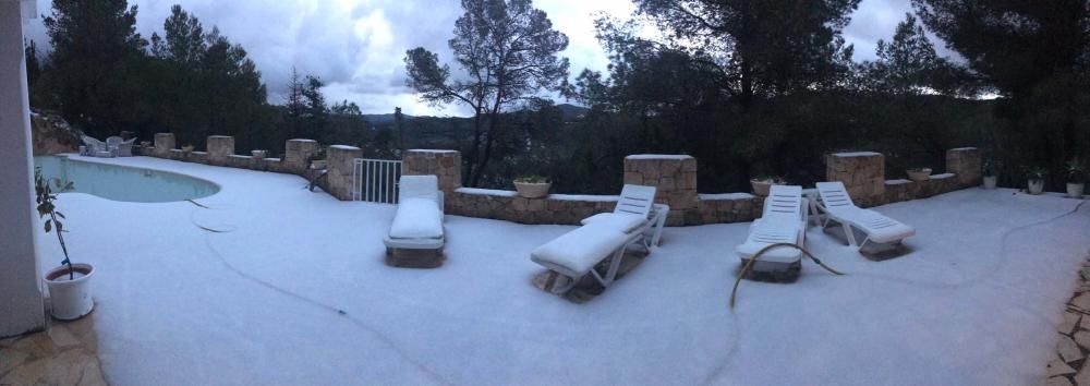 Nieve en Sant Miquel