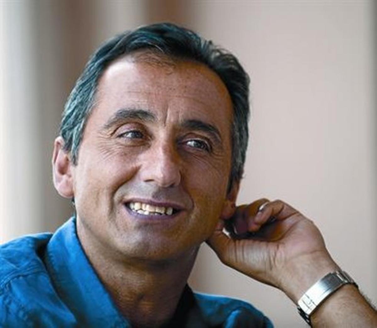 Manel Estiarte, durant l’entrevista amb EL PERIÓDICO. Manel Estiarte, durant l’entrevista amb EL PERIÓDICO.