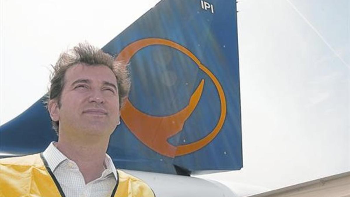 Ferran Soriano, en la presentación del logotipo de la compañía, en el 2009.