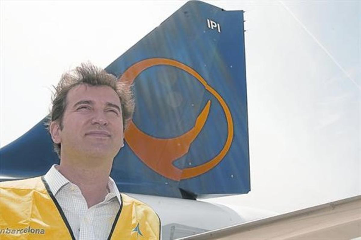 Ferran Soriano, en la presentació del logo de la companyia el 2009.