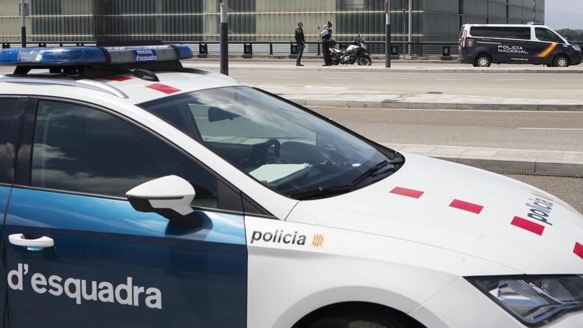 Un vehículo de los Mossos d'Esquadra.