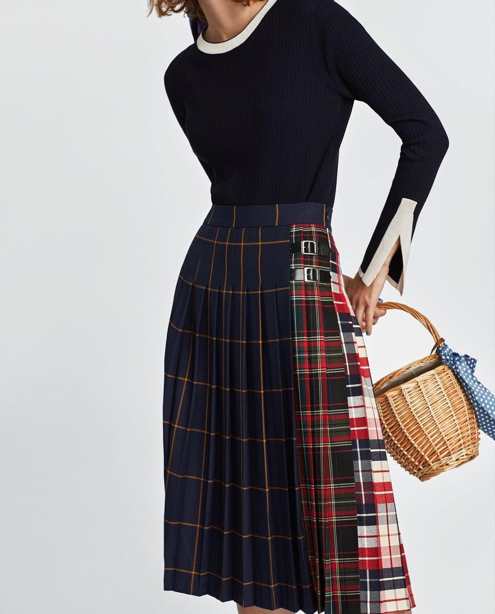 La falda Jekyll y Hyde de Zara... En modo picnic