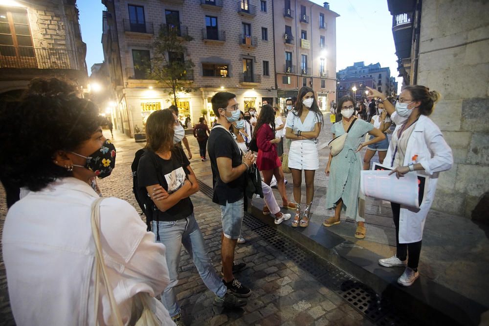 Protesta a Girona en l'últim dia de vaga dels metges residents