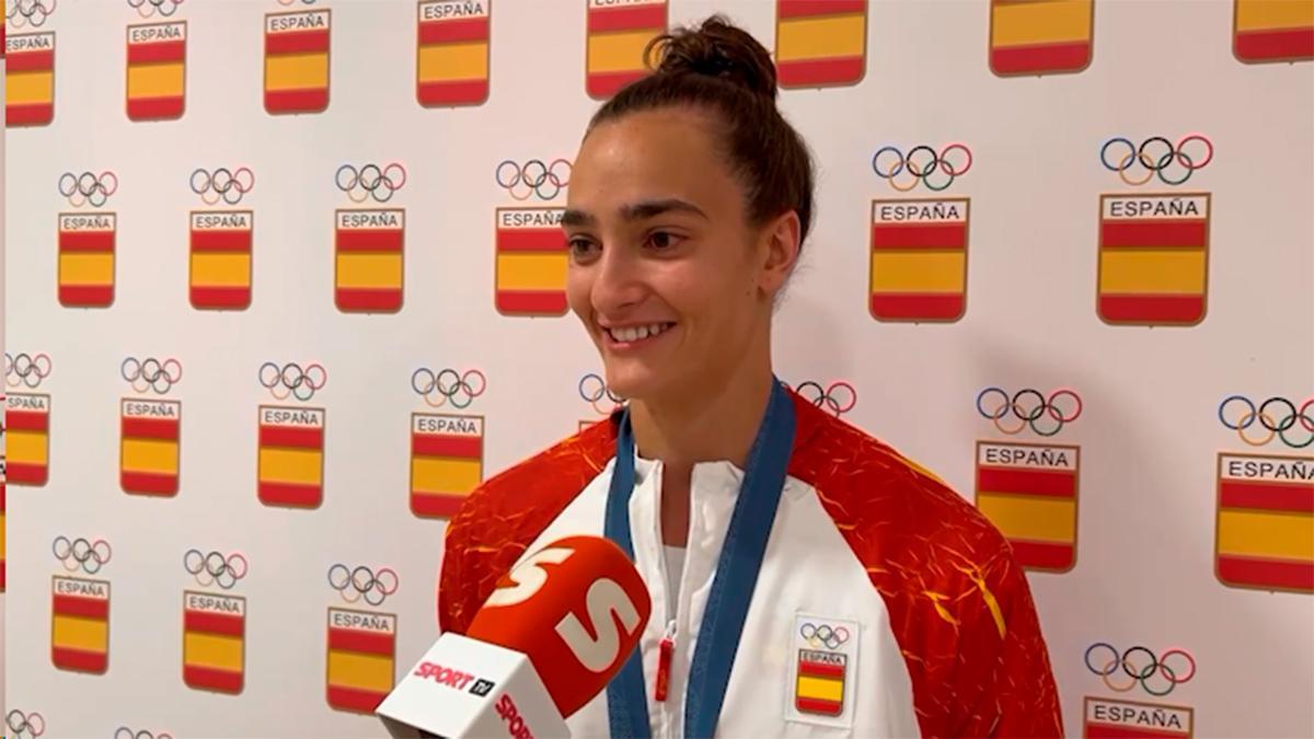 Marina Terré atiende a SPORT tras ganar el oro en waterpolo en París
