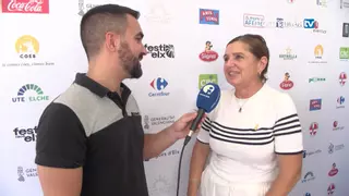 Entrevista a Fina Mari Román en el racó de InformaciónTV en Elche